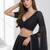 BALCK LERIYA GEORGETTE FESTIVAL LEHENGA CHOLI SET