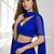 BLUE LERIYA GEORGETTE FESTIVAL LEHENGA CHOLI SET