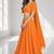 ORANGE LERIYA GEORGETTE FESTIVAL LEHENGA CHOLI SET