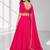 PINK LERIYA GEORGETTE FESTIVAL LEHENGA CHOLI SET