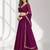 PURPLE LERIYA GEORGETTE FESTIVAL LEHENGA CHOLI SET