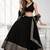BLACK SEQUINS WORK GEORGETTE FESTIVAL LEHENGA CHOLI SET