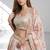WHITE SEQUINS & EMBROIDERY ORGANZA FESTIVAL LEHENGA CHOLI SET