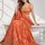ORANGE SEQUINS & EMBROIDERY ORGANZA FESTIVAL LEHENGA CHOLI SET