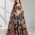 DOVE BLUE SEQUINS & EMBROIDERY ORGANZA FESTIVAL LEHENGA CHOLI SET