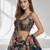 DOVE BLUE SEQUINS & EMBROIDERY ORGANZA FESTIVAL LEHENGA CHOLI SET