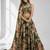 GREEN SEQUINS & EMBROIDERY ORGANZA FESTIVAL LEHENGA CHOLI SET