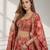 RED SEQUINS & EMBROIDERY ORGANZA FESTIVAL LEHENGA CHOLI SET