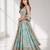 SKY BLUE SEQUINS & EMBROIDERY ORGANZA FESTIVAL LEHENGA CHOLI SET