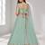 SKY BLUE THREAD EMBROIDERED GEORGETTE FESTIVAL LEHENGA CHOLI SET