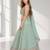 SKY BLUE THREAD EMBROIDERED GEORGETTE FESTIVAL LEHENGA CHOLI SET