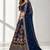 PINK BROWN THREAD EMBROIDERED GEORGETTE FESTIVAL LEHENGA CHOLI SET