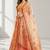 SKY BLUE SEQUINS & EMBROIDERED ORGANZA FESTIVAL LEHENGA CHOLI SET