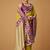 lime soft satin contrast border festival wear saree