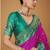 magenta soft satin contrast border festival wear saree