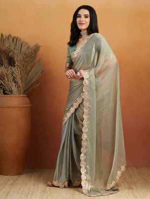 gotta pati satin designer saree 3