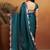 Mirror work border tissue ready to wear designer saree