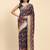Chevron printed ready to wear designer saree
