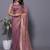 Purple Zari woven Saree with blouse