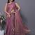 Purple Zari woven Saree with blouse