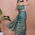 Shimmer Satin Saree With Blouse Piece