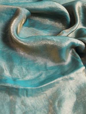 Shimmer Satin Saree With Blouse Piece 6