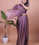 Satin Saree with Blouse Piece
