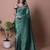 Women Crush Shimmer Tissue Saree With Blouse Piece