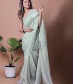 Tissue Saree with Blouse Piece