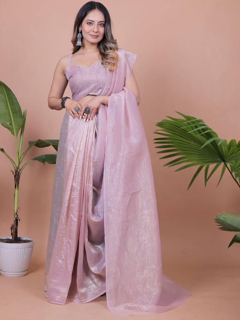 Ready to Wear Tissue Saree