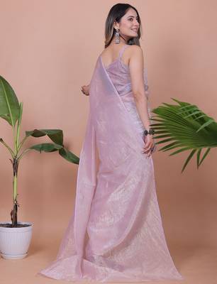 Ready to Wear Tissue Saree 3
