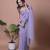 Women Shimmer Crunchy Tissue Saree