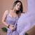 Women Shimmer Crunchy Tissue Saree
