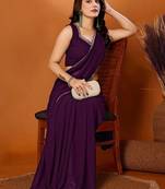 Mirror Work Pure Georgette Saree