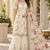 Off-white embroidered suit set