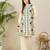 Off white embroidered pure cotton kurta trouser set
