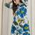 White printed pure cotton kurta trouser set