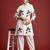Off white printed pure cotton kurta trouser set