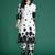 Off white printed pure cotton kurta trouser set
