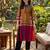 Multicolor printed pure cotton kurta trouser set