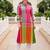Multicolor printed pure cotton kurta trouser set