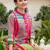 Multicolor printed pure cotton kurta trouser set