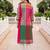 Multicolor printed pure cotton kurta trouser set