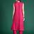 Pink printed pure cotton kurta trouser set
