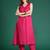 Pink printed pure cotton kurta trouser set