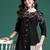Black printed pure cotton kurta trouser set