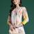 Multicolor printed pure cotton kurta trouser set
