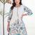 Multicolor printed pure cotton kurta trouser set