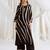 Black printed viscose rayon kurta trouser set