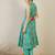 Green printed pure cotton kurta trouser set